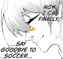 a drawing of a person saying " now i can finally "