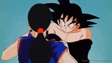Goku Chichi GIF - Goku Chichi Shy GIFs