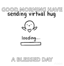 Sending Virtual Hug Good Morning GIF - Sending Virtual Hug Good Morning Have A Blessed Day GIFs
