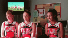 Glee Unholy Trinity GIF - Glee Unholy Trinity High Five GIFs