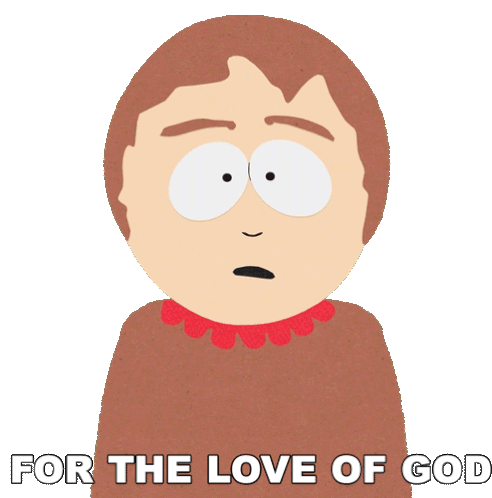 For The Love Of God Sharon Marsh Sticker - For The Love Of God Sharon Marsh South Park Stickers