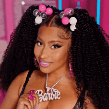 Nicki Minaj Barbie World GIF - Nicki Minaj Barbie World Wink GIFs