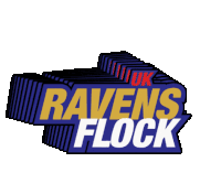 Uk Flock Uk Sticker - Uk Flock Uk Ravens Stickers