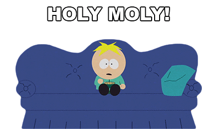 Holy Moly South Park Sticker - Holy Moly South Park Butters Stickers