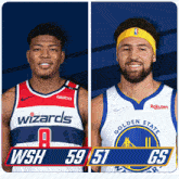 Washington Wizards (59) Vs. Golden State Warriors (51) Half-time Break GIF - Nba Basketball Nba 2021 GIFs