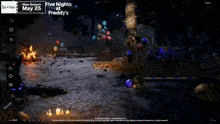 a video game called five nights at freddy 's is being played