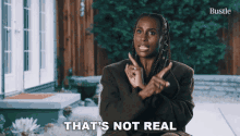 Thats Not Real Issa Rae GIF - Thats Not Real Issa Rae Bustle GIFs