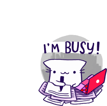 Busy Sticker - Busy Stickers