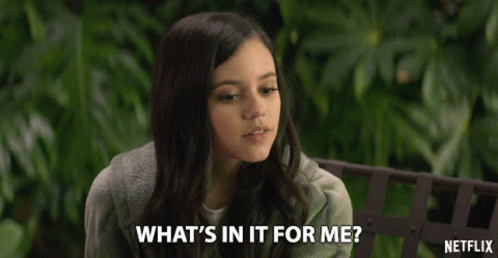 Whats In It For Me Jenna Ortega GIF - Whats In It For Me Jenna Ortega Ellie GIFs