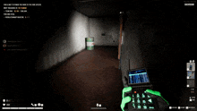 a screenshot of a video game that says backroom on the top right