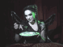 Learning Hebrew Gothic Girl GIF - Learning Hebrew Gothic Girl Cyber Girl GIFs