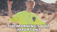 The Mornings Not Important Deadfriend GIF - The Mornings Not Important Deadfriend Dangerous Song GIFs