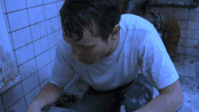 Putting My Hand Into The Toilet Adam Faulkner Stanheight GIF