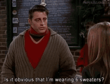 joey wearing6sweaters