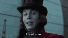 Just Bein' Honest GIF - Charlie And The Chocolate Factory I Dont Care Johnny Depp GIFs