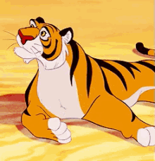 Rahja Is Too Tired For Your Shit GIF - Tiger Aladdin Tired GIFs