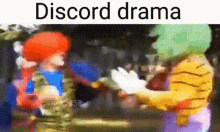 Discord Drama Clown GIF - Discord Drama Clown Clown Fighting GIFs