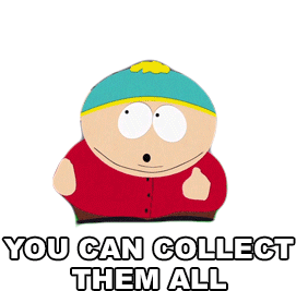 You Can Collect Them All Eric Cartman Sticker - You Can Collect Them All Eric Cartman Liane Cartman Stickers