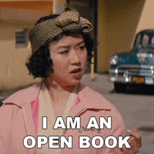 I Am An Open Book Nancy GIF - I Am An Open Book Nancy Grease Rise Of The Pink Ladies GIFs