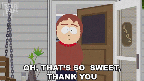 Oh Thats So Sweet Thank You South Park GIF - Oh Thats So Sweet Thank You South Park S23e6 GIFs