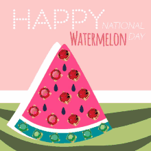 Happy Watermelon Day National Watermelon Day GIF