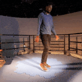 Walking On The Holotile Marques Brownlee GIF - Walking On The Holotile Marques Brownlee Trying The Holotile GIFs