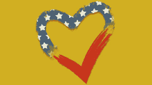 Heart Vote GIF - Heart Vote Flag GIFs