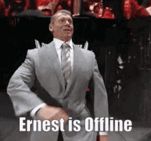 Ernest Is Offline Ernest GIF - Ernest Is Offline Ernest Ernest Offline GIFs