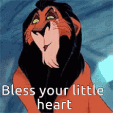 Scar Lion King GIF - Scar Lion King Bless Your Little Heart GIFs