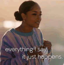 Everything I Say It Just Happens Sweet Life Los Angeles GIF - Everything I Say It Just Happens Sweet Life Los Angeles Sweetlifeonmax GIFs