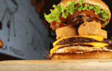 Burger Cheesy GIF - Burger Cheesy Poppers GIFs