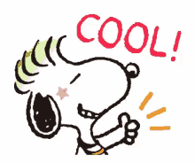 Snoopy Cool GIF - Snoopy Cool Thumbs Up GIFs