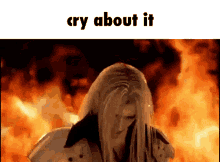 Cry About It Sephiroth GIF - Cry About It Sephiroth Ffvii GIFs