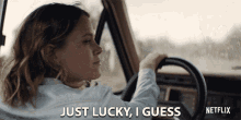 Just Lucky I Guess I Just Got Lucky GIF - Just Lucky I Guess I Just Got Lucky Im Just Lucky GIFs