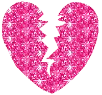 a pink heart with a lightning bolt in it