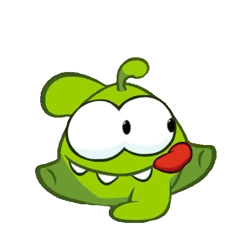 Exercising On Nom Sticker - Exercising On Nom Cut The Rope Stickers