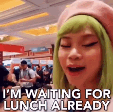 Im Waiting For Lunch Already Im Ready For Lunch GIF - Im Waiting For Lunch Already Im Ready For Lunch Ready To Eat GIFs