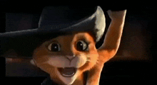 Wanna See Something Cool Puss In Boots Jump Scare GIF