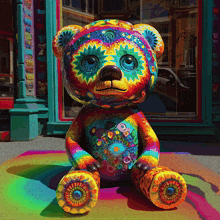 Vyd3n Psychedelic Gummy Bears GIF