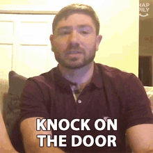 Knock Door GIF - Knock Door Come In GIFs