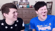 Lol GIF - Dan And Phil Whiskers GIFs