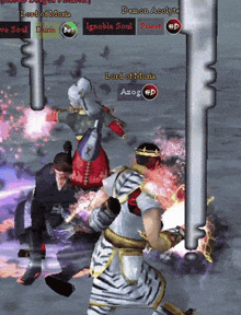 a screenshot of a video game with a player named lord of mona