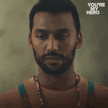 a man with a beard says " thanks man "