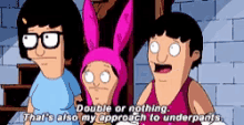 gene belcher double or nothing bobs burgers tina louise