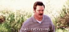 Hate GIF - Ron Swanson Hate Angry GIFs