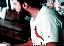 Paul De Jong St Louis Cardinals GIF - Paul De Jong St Louis Cardinals Drinking GIFs