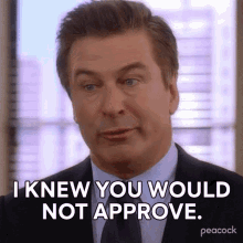 I Knew You Would Not Approve Jack Donaghy GIF - I Knew You Would Not Approve Jack Donaghy 30rock GIFs
