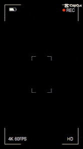 a blurry picture of a logo that says capcut on the bottom