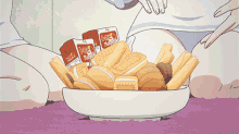 Anime Food GIF - Anime Food Sitting GIFs