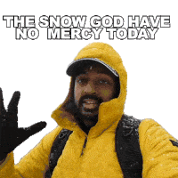 The Snow God Have No Mercy Today Faisal Khan Sticker - The Snow God Have No Mercy Today Faisal Khan The Snow God Is Pouring A Lot Of Snow Stickers